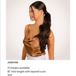 INH Jordynn ponytail in sandy blonde